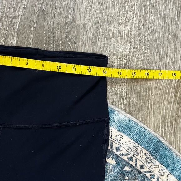 Athleta Small Navy Blue Elation High Waisted Athletic Flare Pants Athleisure - Picture 5 of 8